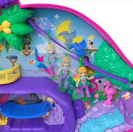 POLLY POCKET - SLOTH FAMILY 2 IN 1 PURSE COMPACT - Image 4