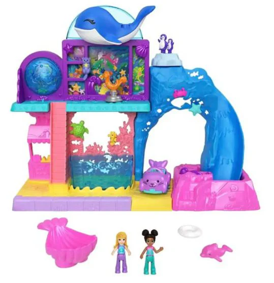 POLLY POCKET - STARRING SHANI - AQUARIUM PLAYSET WITH FIGURES - Image 2