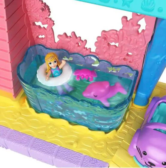 POLLY POCKET - STARRING SHANI - AQUARIUM PLAYSET WITH FIGURES - Image 5