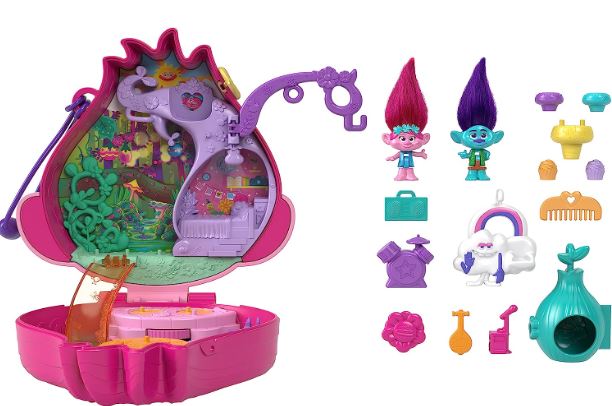 POLLY POCKET - TROLLS COMPACT CASE PLAYSET - Image 3