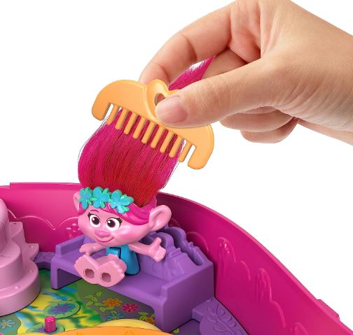 POLLY POCKET - TROLLS COMPACT CASE PLAYSET - Image 4