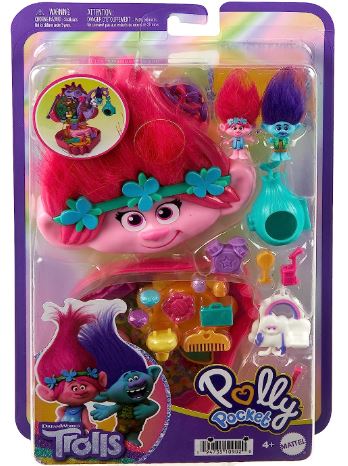 POLLY POCKET - TROLLS COMPACT CASE PLAYSET - Image 5
