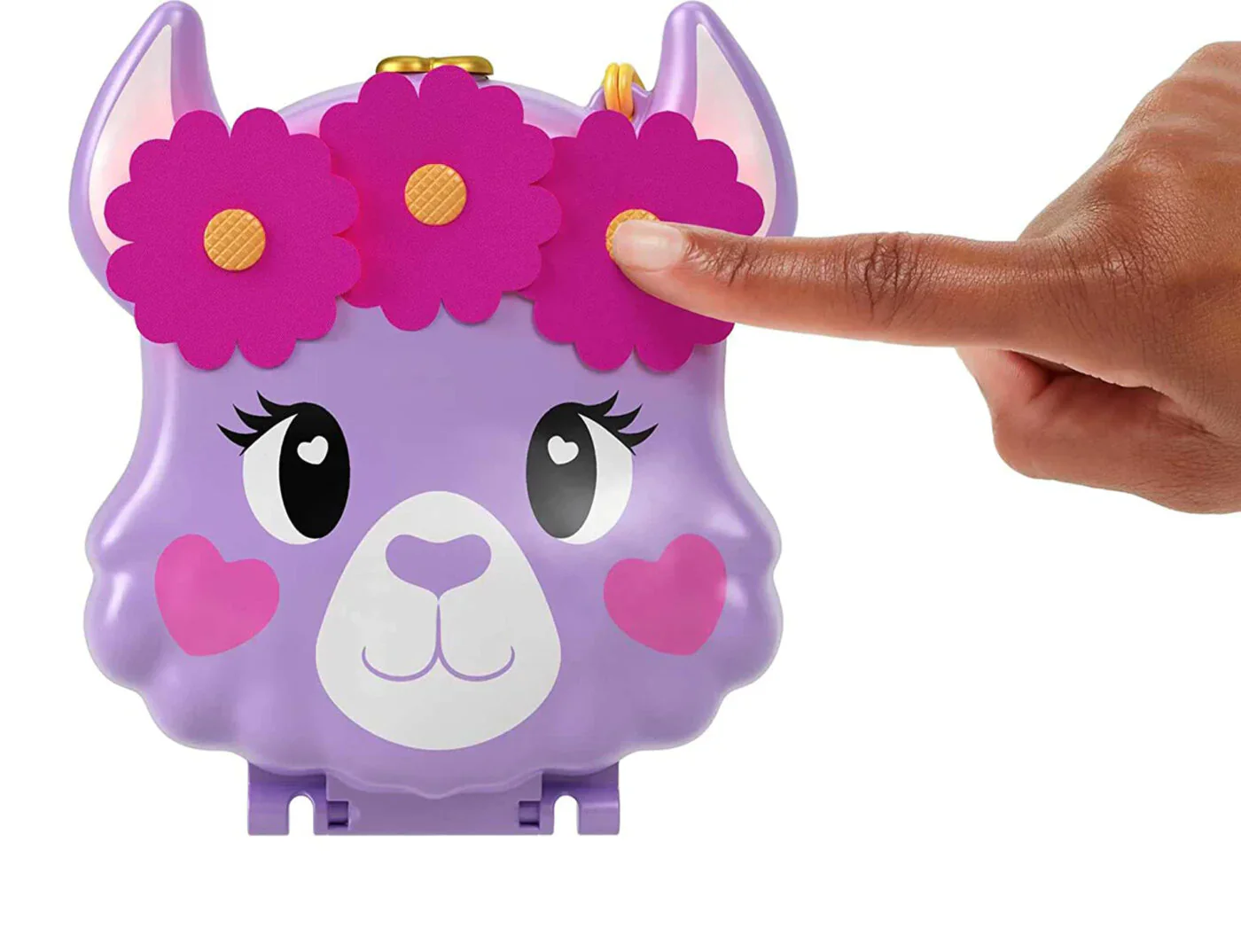 POLLY POCKET - CAMP ADVENTURE LLAMA COMPACT PLAYSET - Image 3