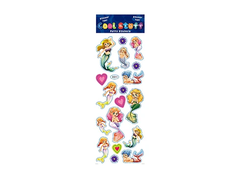 PUFFY STICKERS MERMAIDS