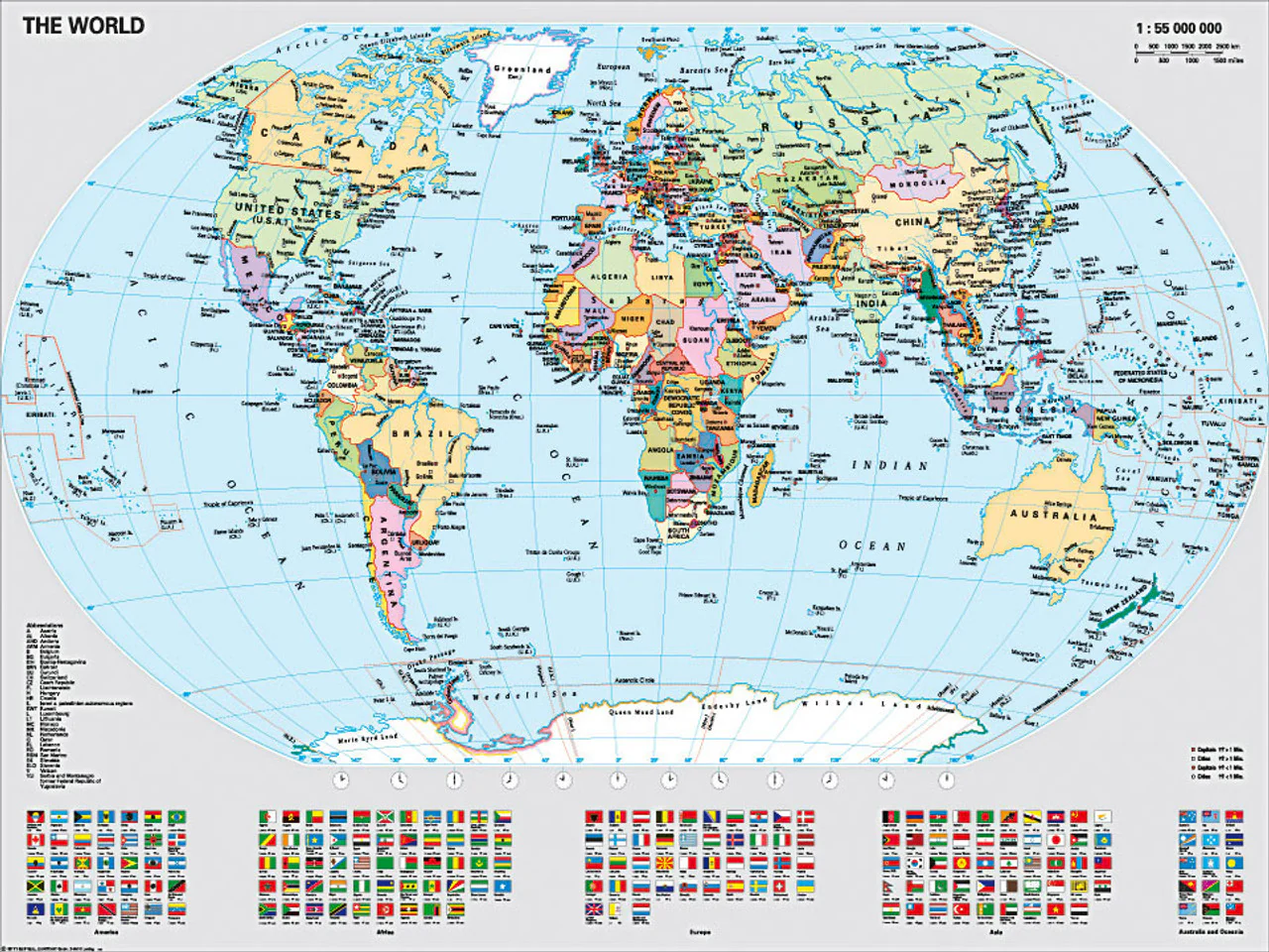 PUZZLE 1000 PC POLITICAL WORLD MAP - Image 2