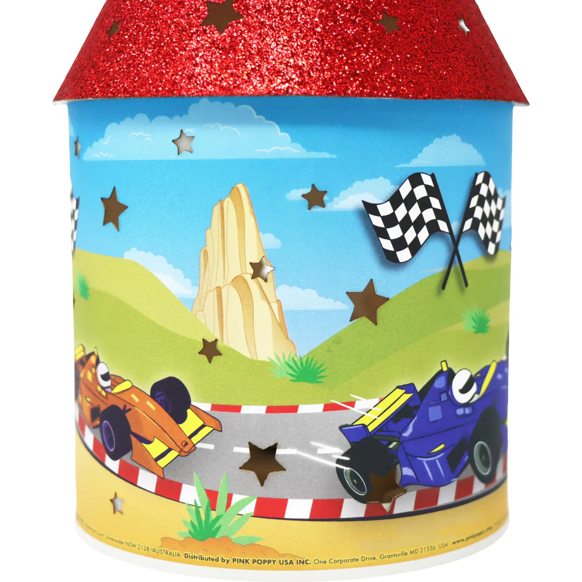 RACING CARS LED COLOUR CHANGING LANTERN