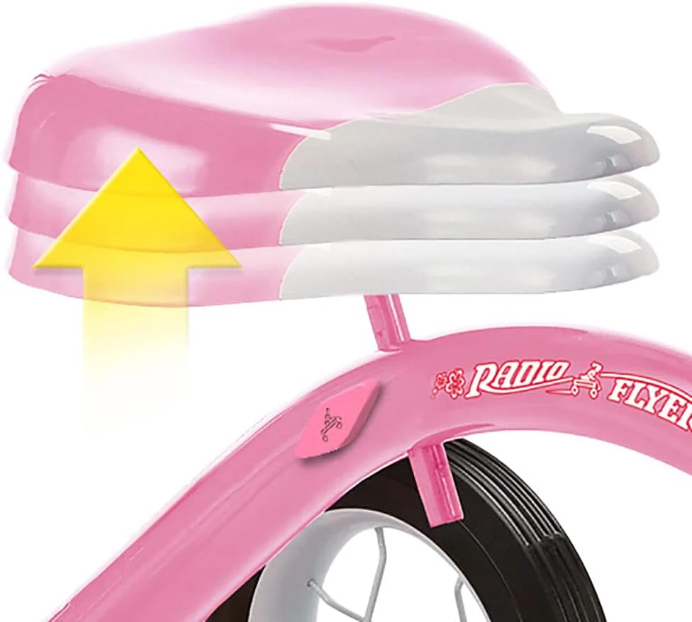 RADIO FLYER CLASSIC PINK DUAL DECK TRICYCLE - Image 2