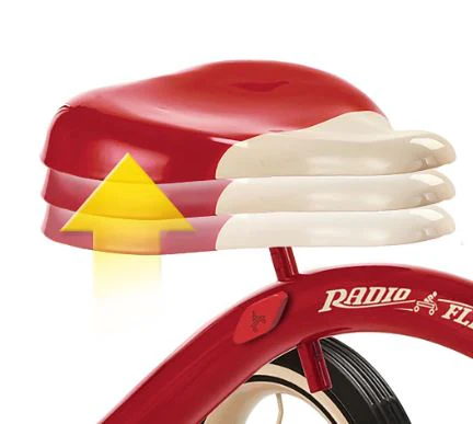 RADIO FLYER CLASSIC RED DUAL DECK TRICYCLE - Image 7