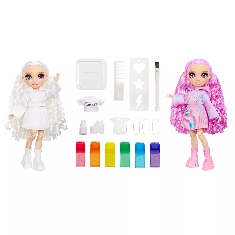 Rainbow High Colour and Create New Theme Dolls - Purple eyes - Image 2