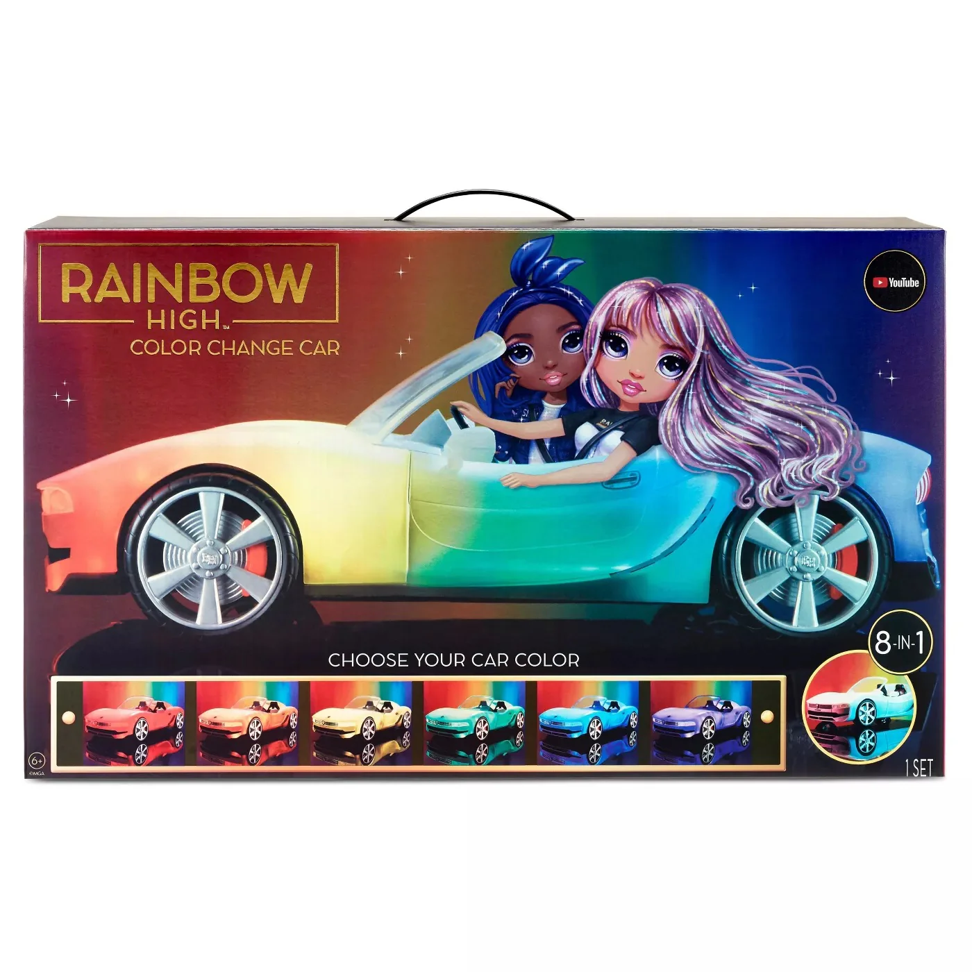 RAINBOW HIGH COLOUR CHANGE CAR
