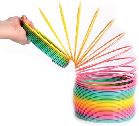 JUMBO RAINBOW SLINKY 15CM