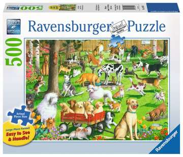 RAVENSBURGER - AT THE DOG PARK 500PC PUZZLE