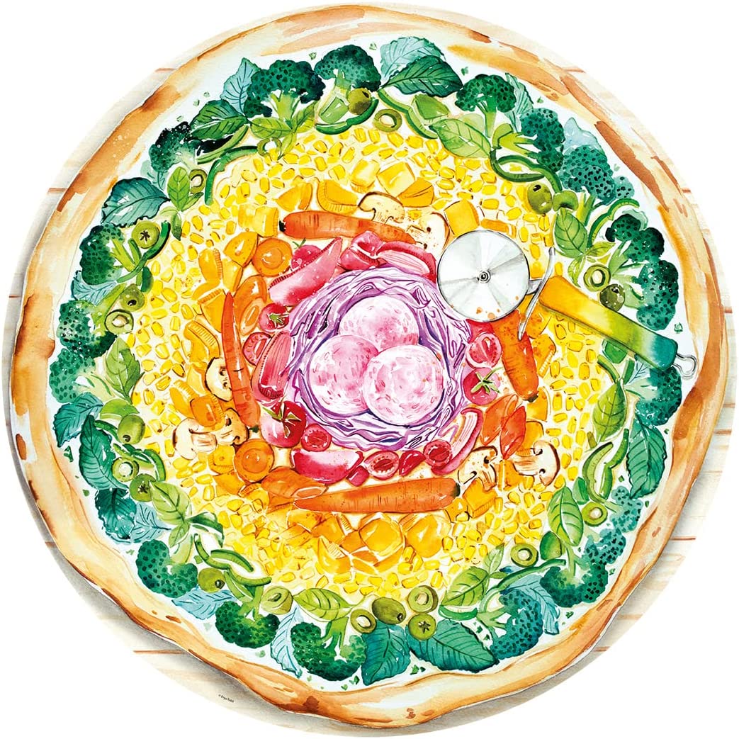 RAVENSBURGER 17347 1 CIRCLE OF COLORS - PIZZA 500 PIECE PUZZLE - Image 2