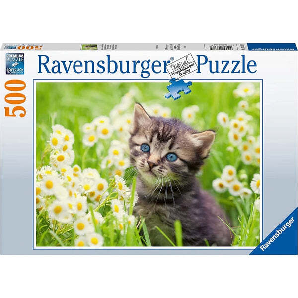RAVENSBURGER 17378 5 CATS PHOTO 500 PIECE PUZZLE