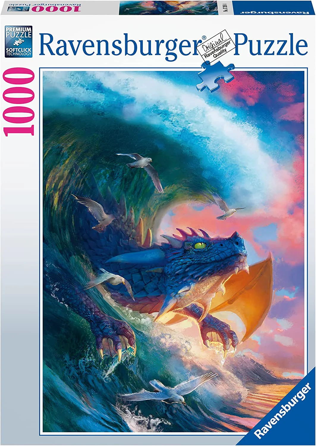 RAVENSBURGER 17391 4 DRAGON RACE 1000 PIECE PUZZLE - Image 2