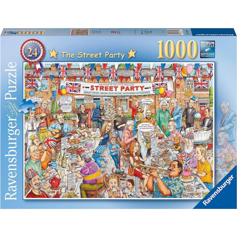 RAVENSBURGER 175499 - THE STREET PARTY 1000 PIECE PUZZLE
