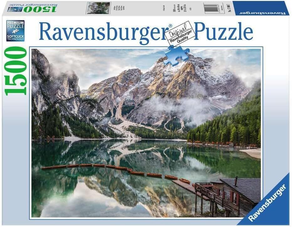 RAVENSBURGER 176007 LAGO BRAIES 1500 PIECE PUZZLE