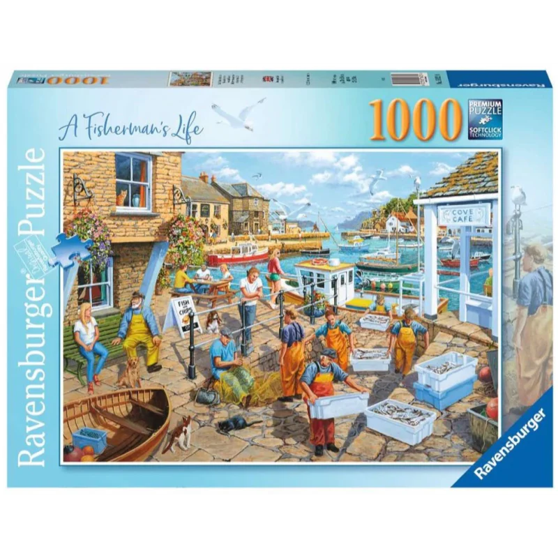 RAVENSBURGER - A FISHERMANS LIFE 1000 PIECE PUZZLE