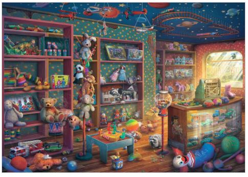 RAVENSBURGER ABANDONED TATTERED TOY STORE 100 PIECE PUZZLE - Image 2