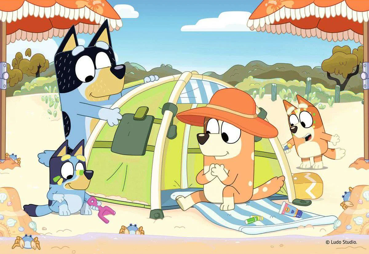 RAVENSBURGER - BLUEY BEACH DAY 35 PIECE PUZZLE - Image 2