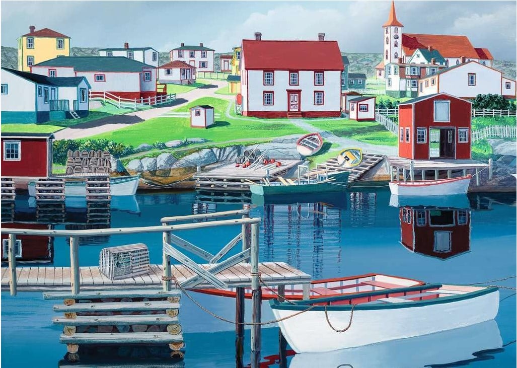 RAVENSBURGER CANADIAN COLLECTION - GREENSPOND HARBOUR 1000 PIECE PUZZLE - Image 2