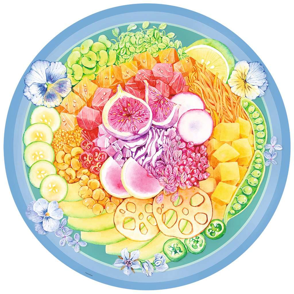 RAVENSBURGER CIRCLE OF COLORS - POKE BOWL 500 PIECE PUZZLE - Image 2