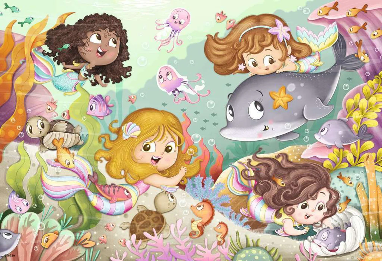 RAVENSBURGER FAIRIES AND MERMAIDS 2X12 PIECE PUZZLE - Image 3