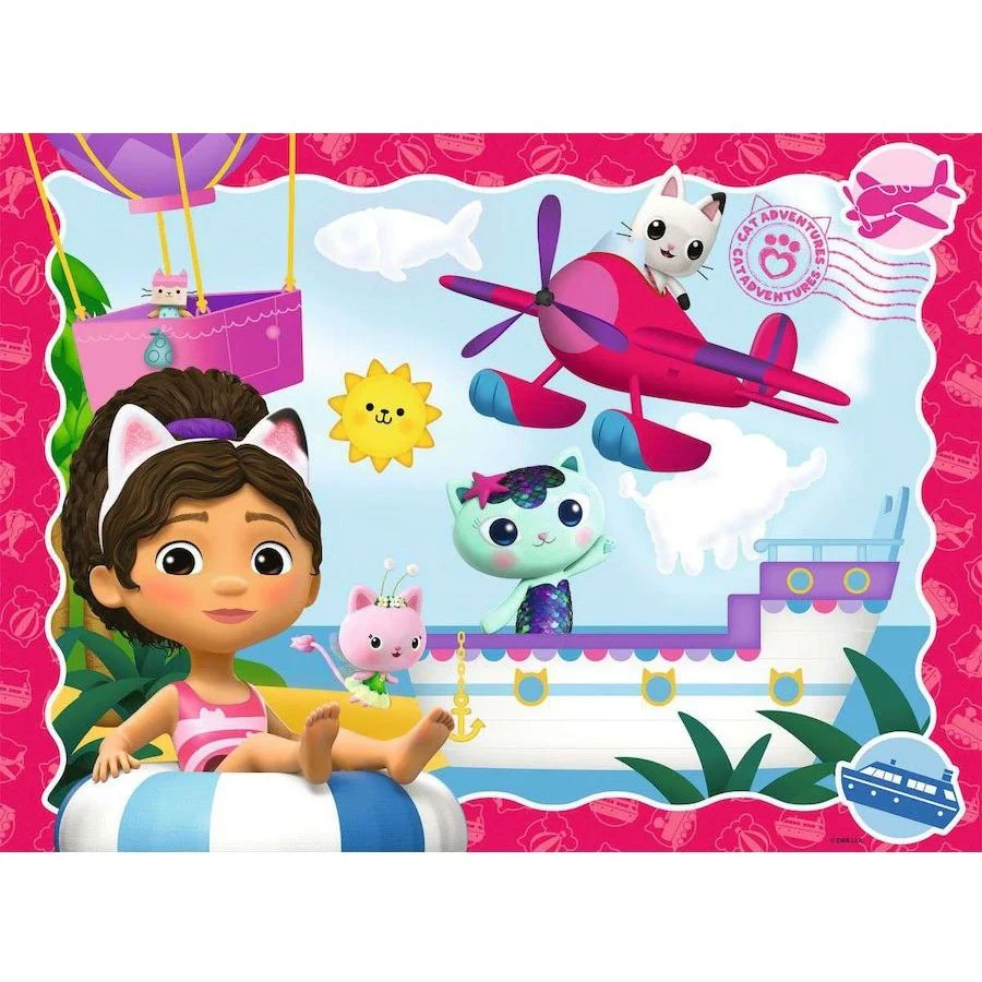 RAVENSBURGER GABBY DOLLHOUSE - CAT ADVENTURES 100 PIECE PUZZLE - Image 2