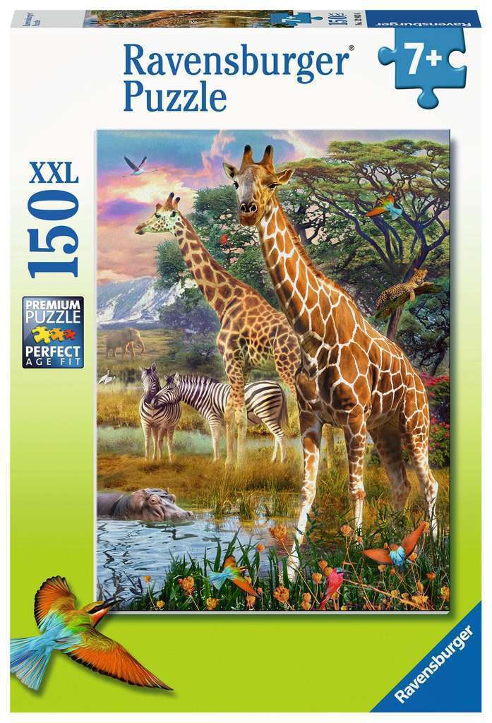 RAVENSBURGER GIRAFFES IN AFRICA PUZZLE 150P