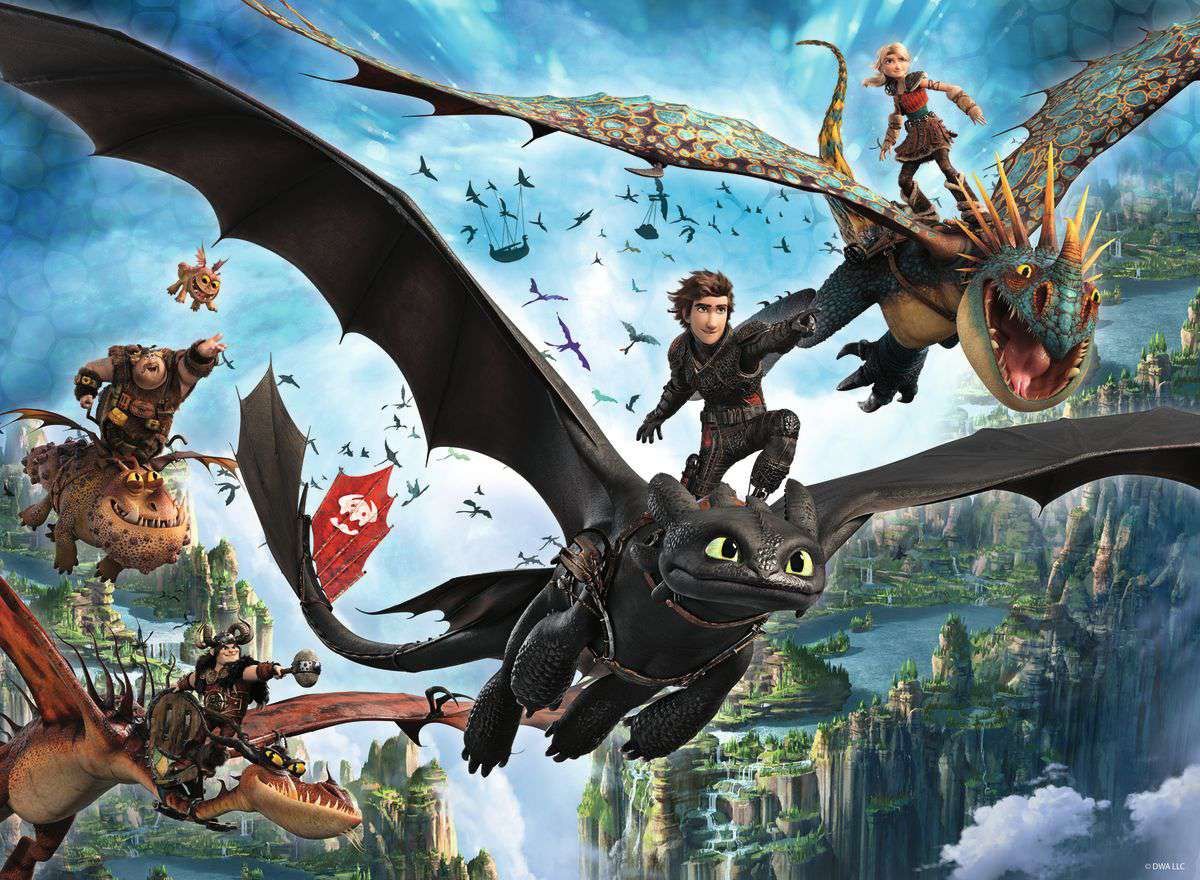 RAVENSBURGER - HOW TO TRAIN YOUR DRAGON 2 DRAGONS AND EROI 150 XXL PIECES - Image 2