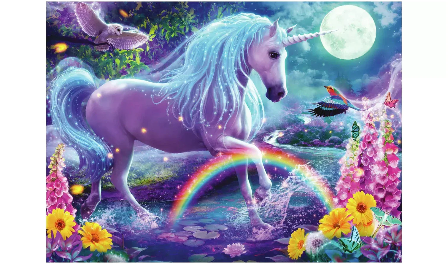 RAVENSBURGER - MAGICAL UNICORNS 4 X 100 PIECE PUZZLE - Image 2
