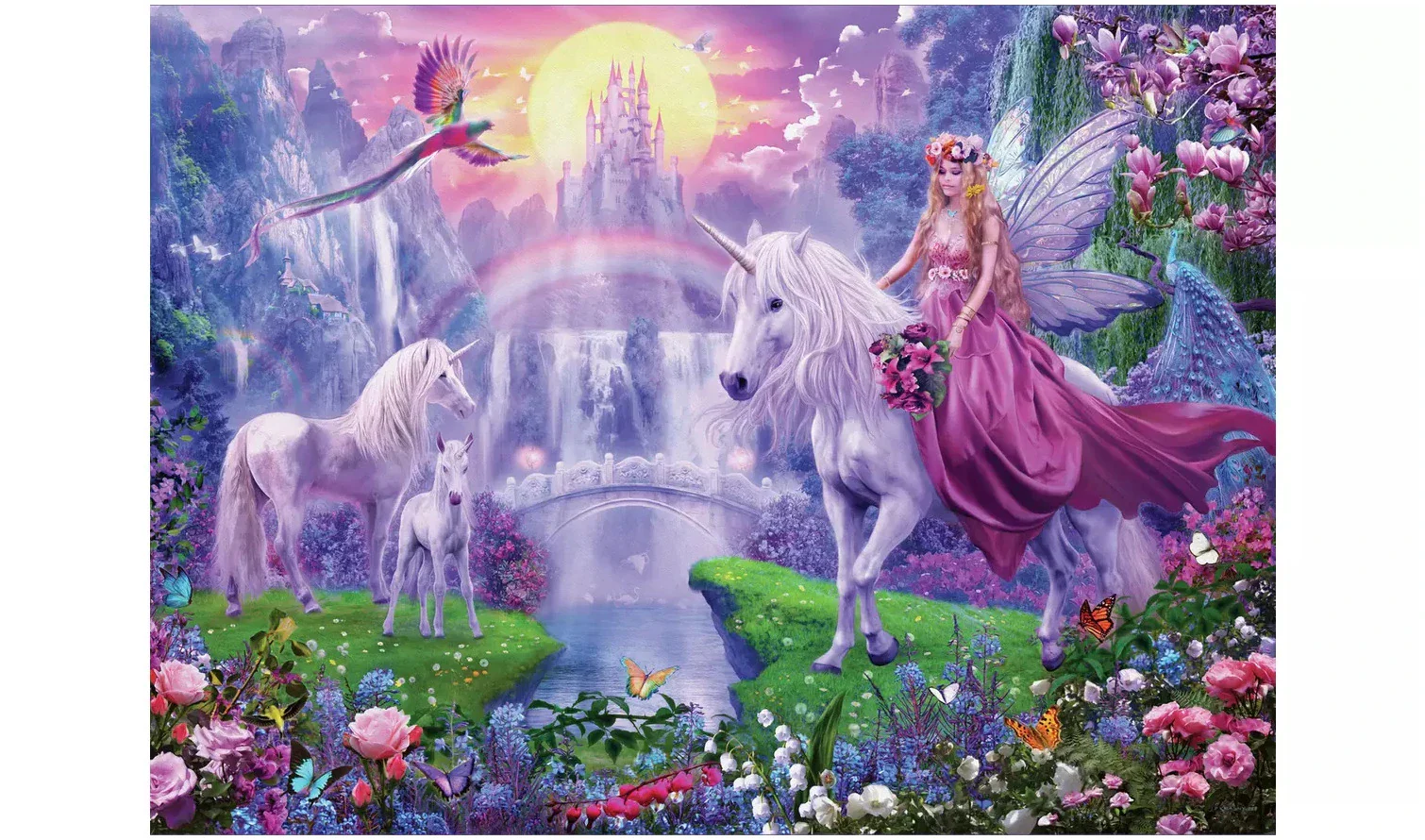 RAVENSBURGER - MAGICAL UNICORNS 4 X 100 PIECE PUZZLE - Image 3