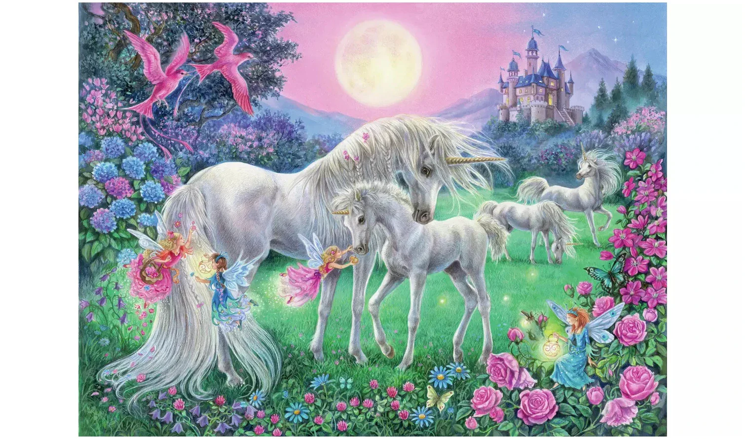 RAVENSBURGER - MAGICAL UNICORNS 4 X 100 PIECE PUZZLE - Image 4