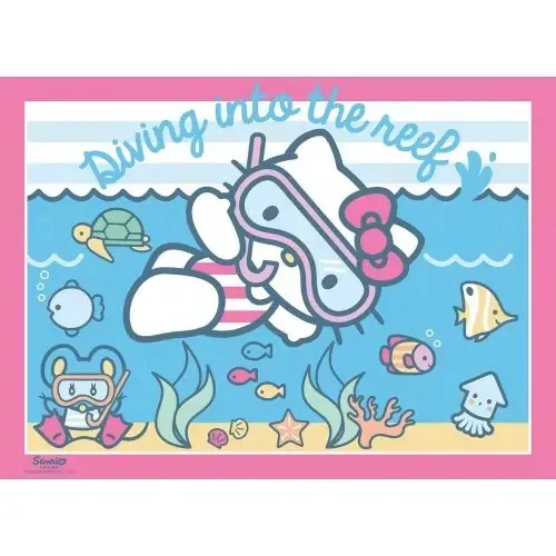 RAVENSBURGER HELLO KITTY BUMPER PUZZLE PACK 4X100 PIECE PUZZLES - Image 4
