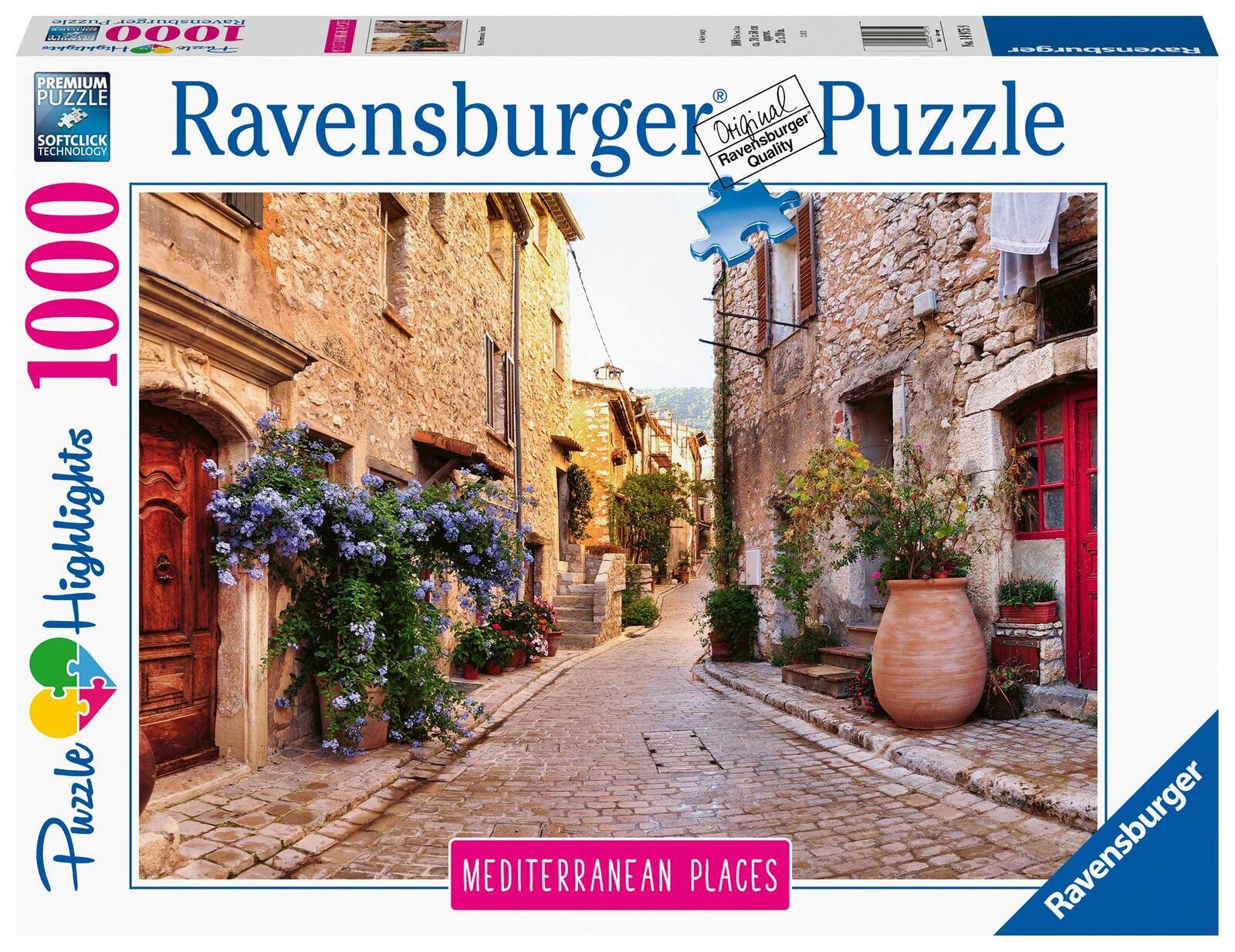 RAVENSBURGER MEDITERRANEAN FRANCE 1000PC