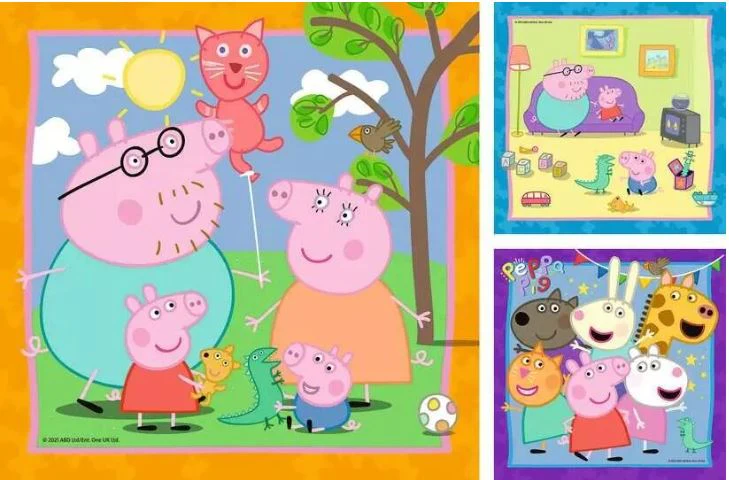 RAVENSBURGER PEPPA'S FAMILY AND FRIENDS 3X49 PC - Image 4