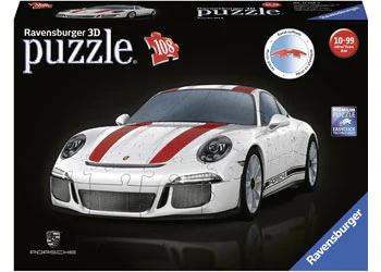 RAVENSBURGER - 3D PORSCHE 911R 108PC