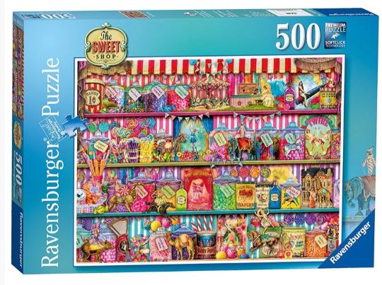 RAVENSBURGER PUZZLE - AIMEE STEWART : THE SWEET SHOP 500 PIECES