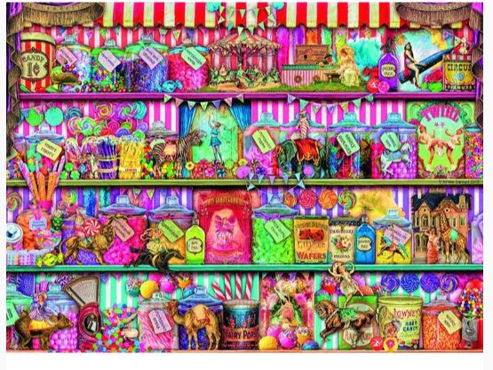 RAVENSBURGER PUZZLE - AIMEE STEWART : THE SWEET SHOP 500 PIECES - Image 2