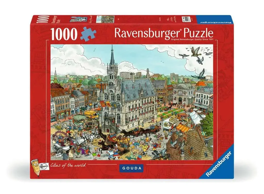 RAVENSBURGER PUZZLE - GOUDA 1000 PIECE - CITIES OF THE WORLD