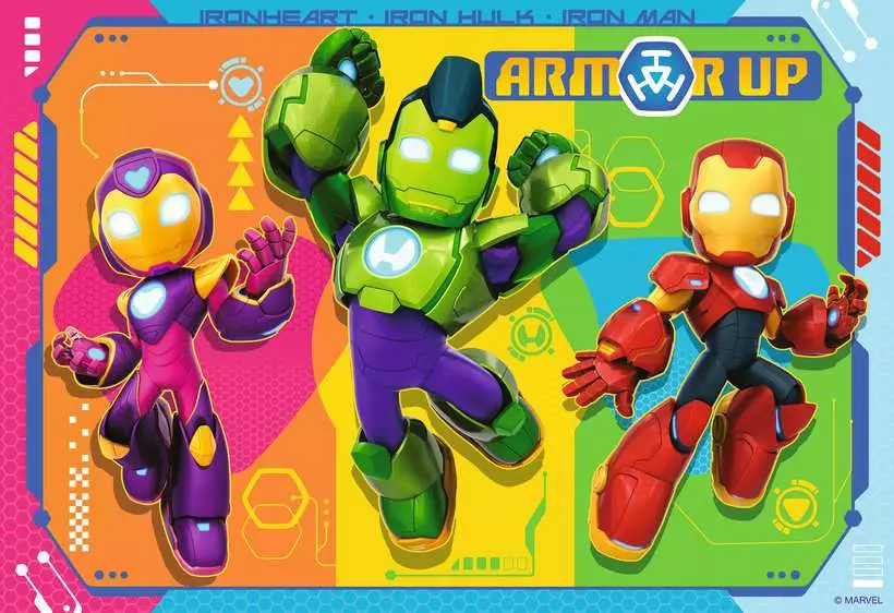 RAVENSBURGER PUZZLE - IRONMAN & HIS AWESOME FRIENDS 35P - Image 2