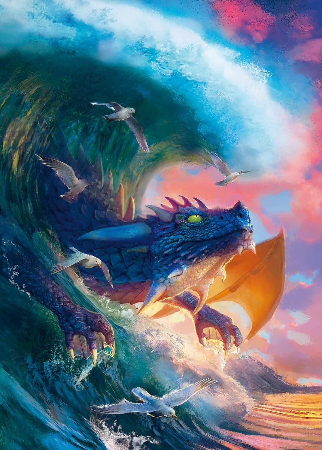 RAVENSBURGER PUZZLE - DRAGON RACE 1000 PIECE