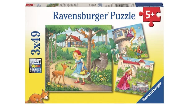 RAVENSBURGER - RAPUNZEL, RED RIDING HOOD AND FROG
