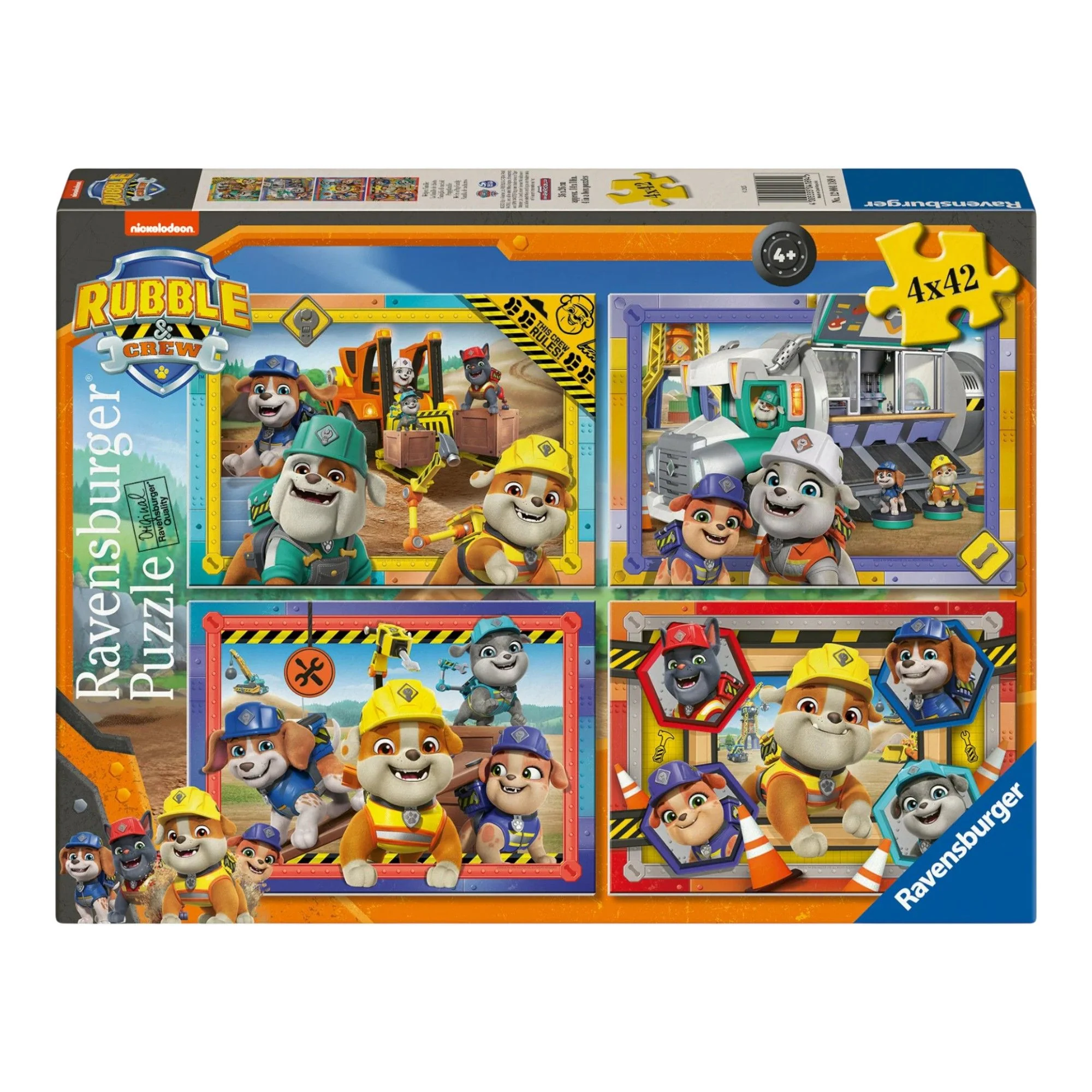 RAVENSBURGER RUBBLE AND CREW - WERE A PUP FAMILY 4X42 PIECE PUZZLE - Image 6