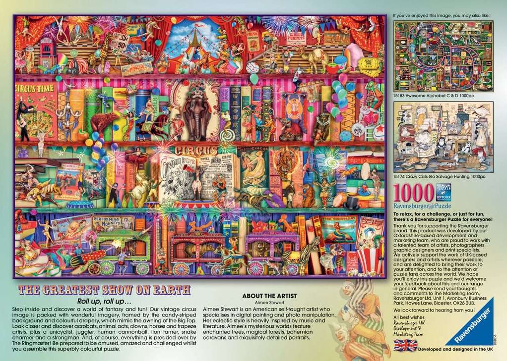 RAVENSBURGER - THE GREATEST SHOW ON EARTH1000PC - Image 3