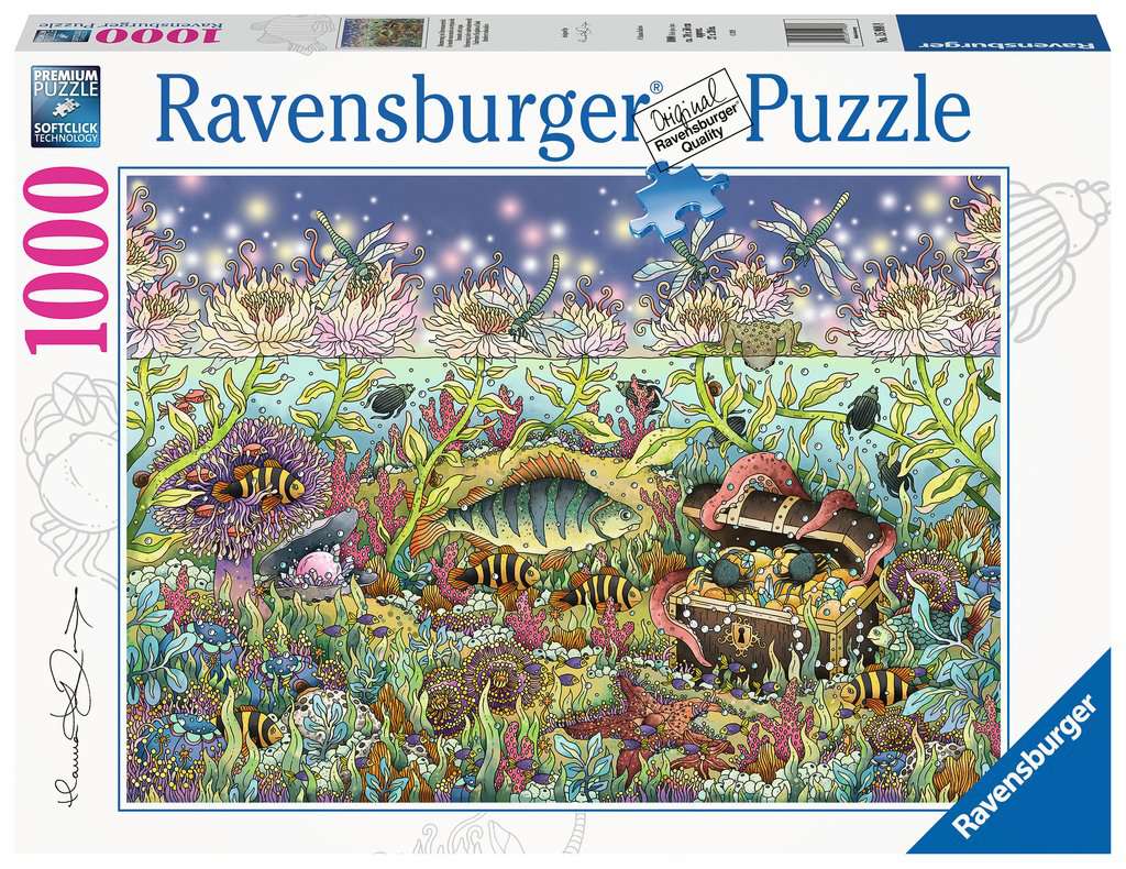 RAVENSBURGER - UNDERWATER KINGDOM AT DUSK 1000PC PUZZLE