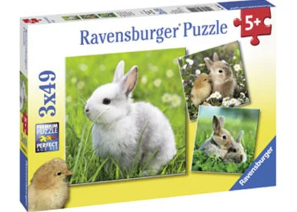 RAVENSBURGER - CUTE BUNNIES PUZZLE