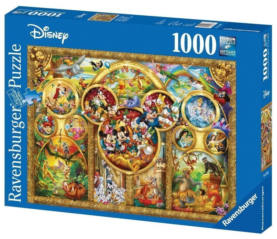 RAVENSBURGER DISNEY THE BEST DISNEY THEMES 1000PC PUZZLE