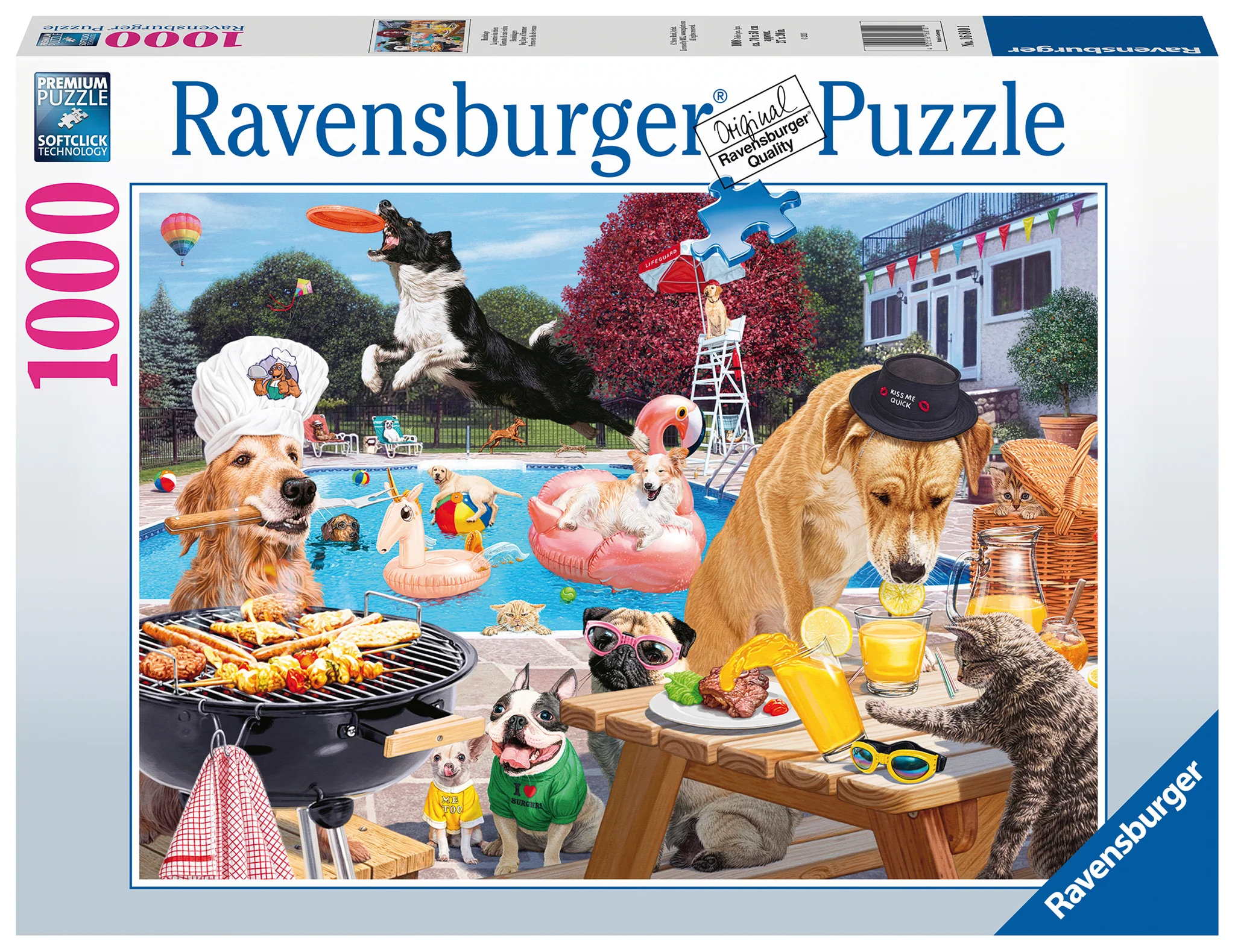 RBURG - DOG DAYS OF SUMMER 1000 PC PUZZLE