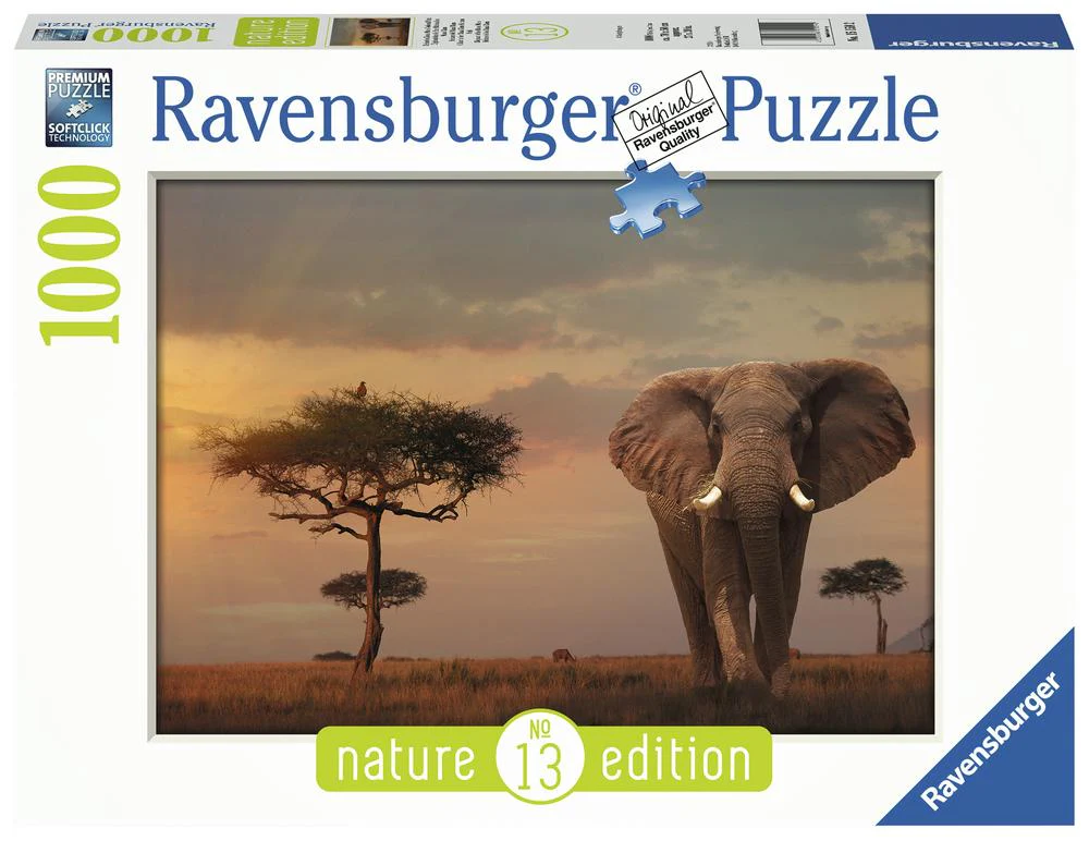 RBURG ELEPHANT OF THE MASSAI MARA 1000PC PUZZLE